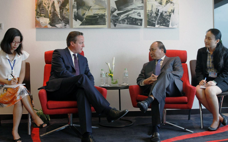 นายกรัฐมนตรีสหราชอาณาจักรเยือนนครโฮจิมินห์